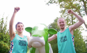 Runners supporting Send a Cow