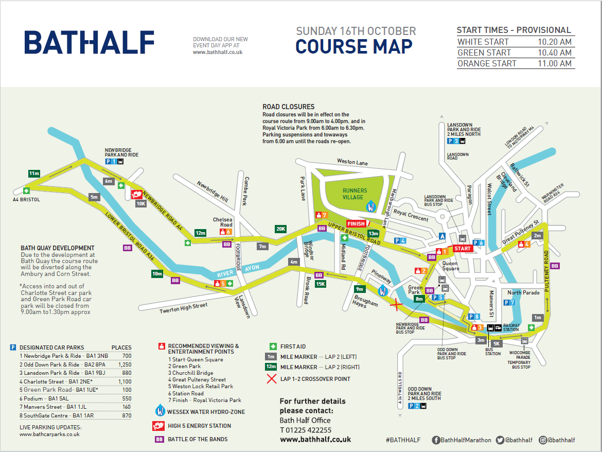 The Course Bath Half Marathon